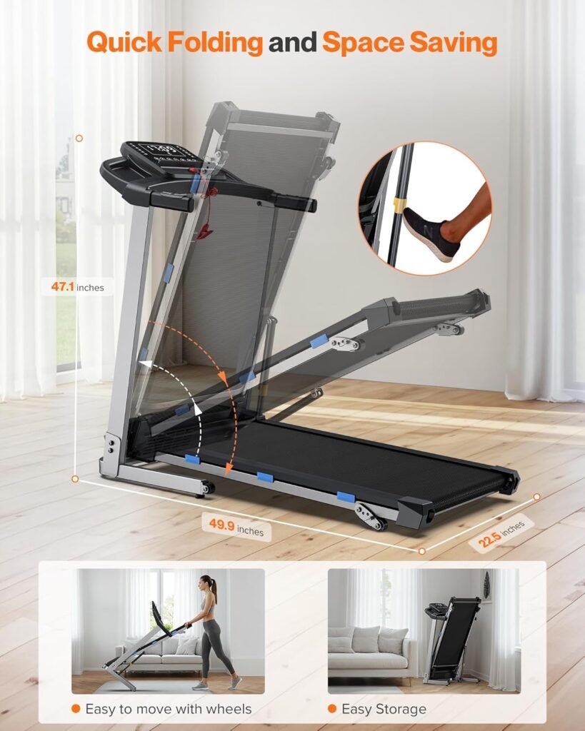 Cardirun treadmill setup in home office