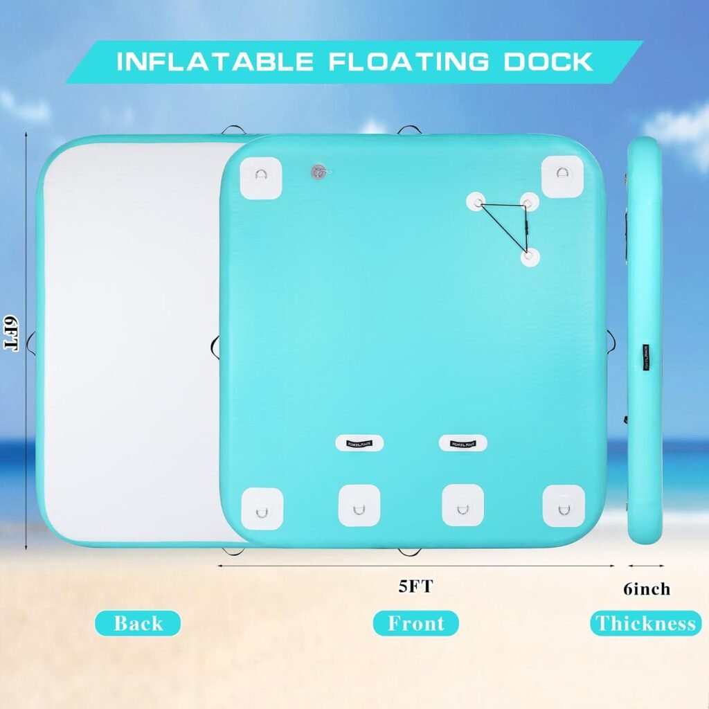 ROMELANDS floating island raft for family water recreation